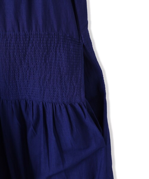 ADAM ET ROPE'(アダムエロペ)の「【AAYUSHI for ADAM ET ROPE'】別注Cotton voile long dress(ワンピース・レディース・ブラック/ブルー/ピンク・F)」の13枚目の写真