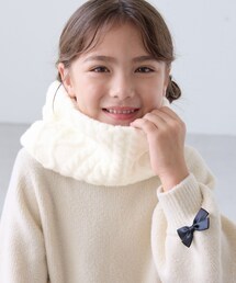 ROPE' PICNIC（ロペピクニック）の「【KIDS/キッズ】リバーシブルケーブル×ボアスヌード（ストール/ショール・キッズ）」