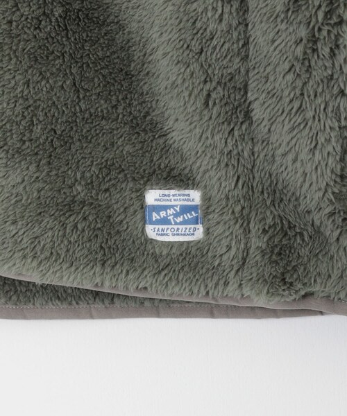 URBAN RESEARCH Sonny Label（アーバンリサーチサニーレーベル）の「ARMY TWILL　Fleece blouson（ブルゾン・メンズ・KHAKI/BLACK・M/L）」の21枚目の写真