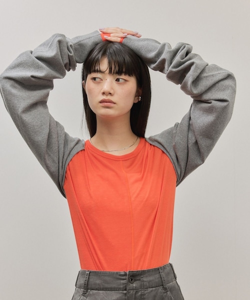 ADAM ET ROPE'（アダムエロペ）の「ボレロニットビスチェ（ベスト・レディース・ブラック/グレー・F）」の12枚目の写真