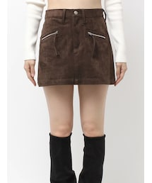 EMODA | フェイクスエードミニスカート(スカート)