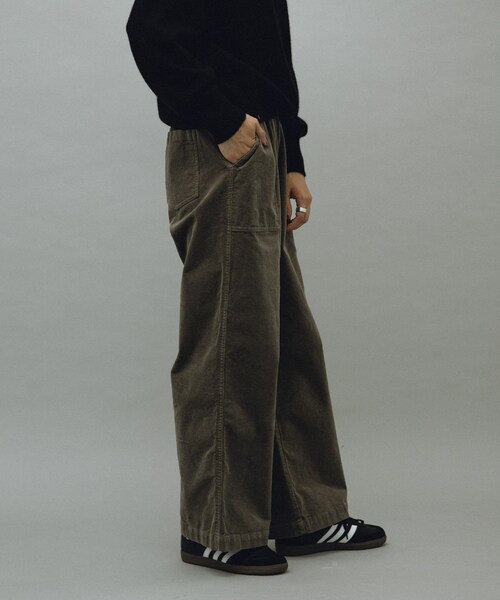 URBAN RESEARCH Sonny Label（アーバンリサーチサニーレーベル）の「コーデュロイベイカーイージーパンツ（その他パンツ・レディース・アイボリー/グレージュ/チャコール・36/38）」の18枚目の写真