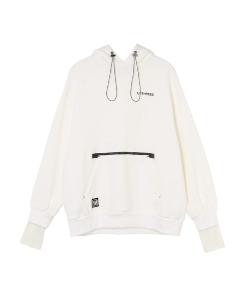 UN3D.（アンスリード）の「ARM COVER DOCKING HOODIE（その他トップス・レディース・ホワイト/グレー/ブラック・38/44）」の2枚目の写真