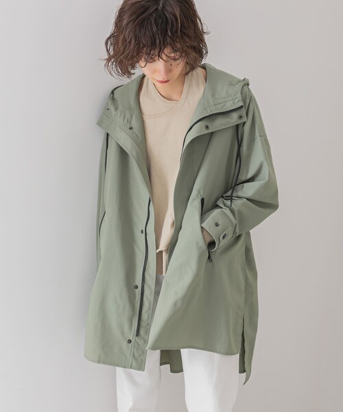 KBF（ケイビーエフ）の「BIGマウンテンパーカー（マウンテンパーカー・レディース・KHAKI/L.GREIGE/CAMEL・one）」の18枚目の写真