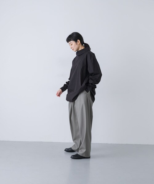 かぐれ（カグレ）の「SEEALL　FENCING SHIRTS（シャツ/ブラウス・レディース・WHITE/BLACK・46）」の11枚目の写真