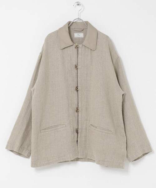 URBAN RESEARCH(アーバンリサーチ)の「HERILL Linen Duffel Jacket(ブルゾン・メンズ・Black/Natural・2/3)」の12枚目の写真