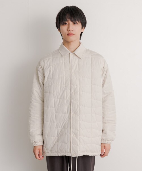 SENSE OF PLACE by URBAN RESEARCH（センスオブプレイスバイアーバンリサーチ）の「パデットキルティングコーチジャケット（その他アウター・メンズ・KHAKI/IVORY/BLACK・M/L）」の5枚目の写真