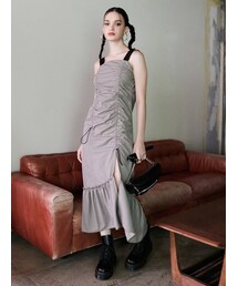 EVRIS | ドロストデザインワンピース(ワンピース)