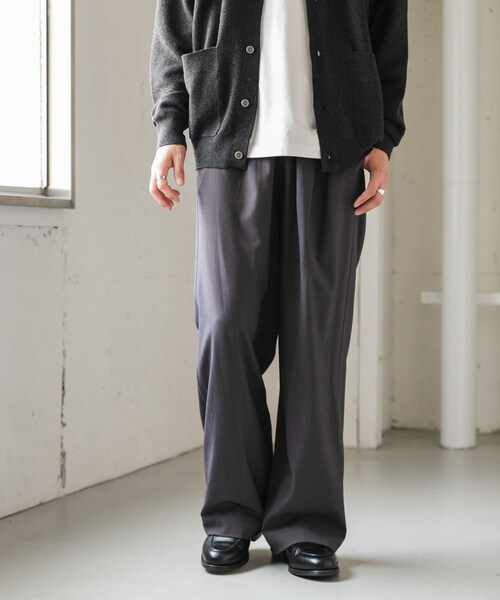 URBAN RESEARCH DOORS（アーバンリサーチドアーズ）の「FORK&SPOON　TRイージートラウザー（その他パンツ・メンズ・CHARCOAL/NAVY・4/5）」の8枚目の写真