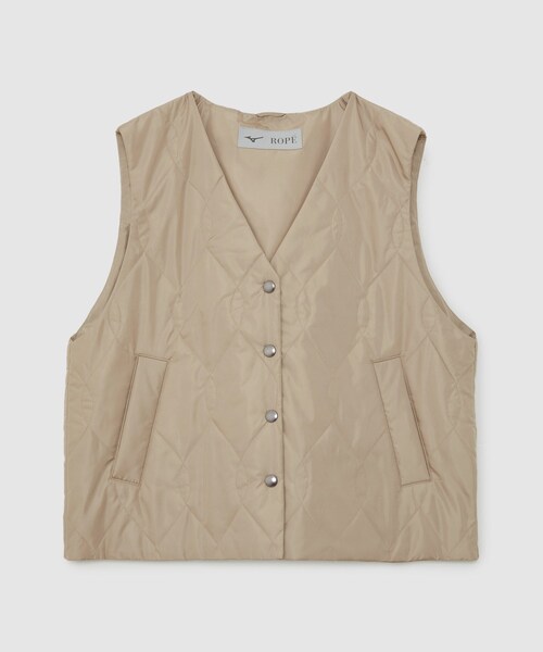 ROPE'(ロペ)の「【Mizuno for ROPE'】ライナー付き ギャザーマウンテンパーカー(マウンテンパーカー・レディース・ブラック/ベージュ・36/38)」の15枚目の写真