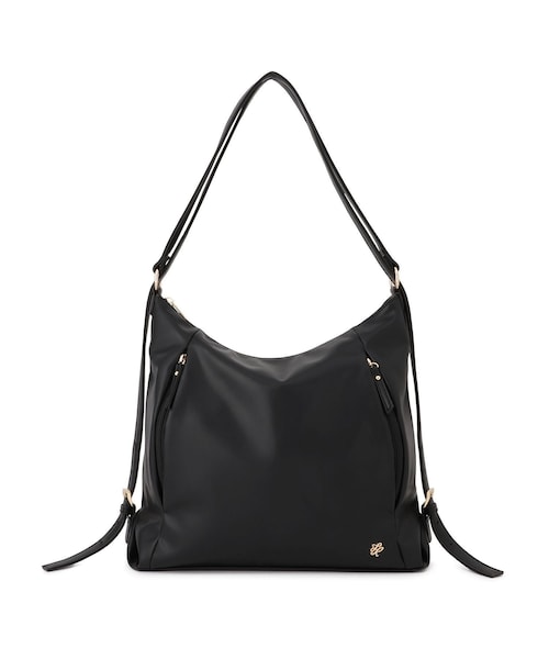 ROPE' PICNIC(ロペピクニック)の「2WAYリュック&ショルダーバッグ(ショルダーバッグ・レディース・ブラック/キナリ/ブラウン・F)」の2枚目の写真