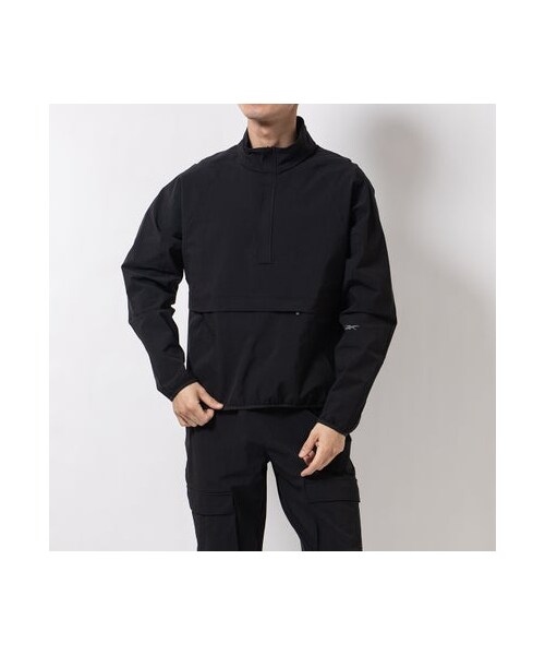 Reebok（リーボック）の「アクティブ スカイストレッチ ウーブントップ アノラック / ACTIV COLL SKYSTRETCH WOVEN ANORAK （アウトドア/スポーツ・メンズ・100203438/100203440/100203441・J/M (M)/J/L (L)/J/O (LL)/J/XO (3L)/J/XS/J/S (S)/J/2XO）」の8枚目の写真