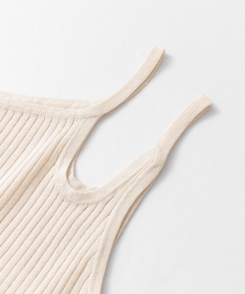 LAATO（ラート）の「STRINGS ONE SHOULDER（タンクトップ・レディース・クリーム/セージ/インク・FREE）」の9枚目の写真