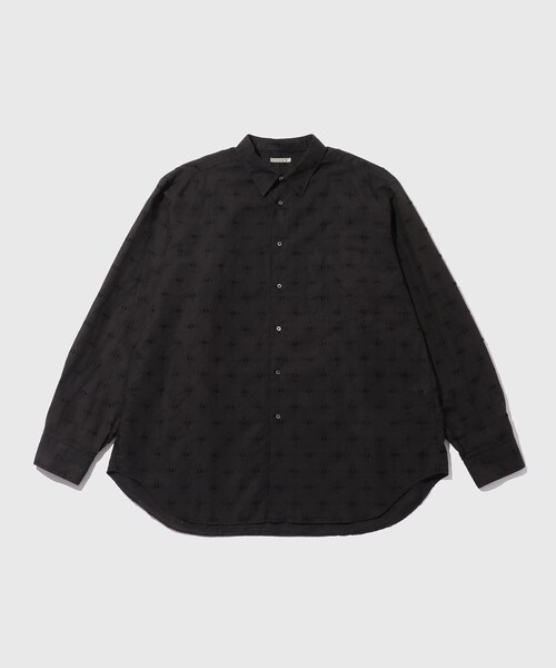 ADAM ET ROPE'(アダムエロペ)の「【HEUGN/ユーゲン】Alf SILK JQD DOT(シャツ/ブラウス・メンズ・ブラック・1/2/3/4)」の3枚目の写真