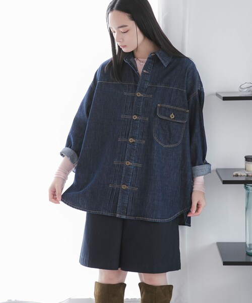 URBAN RESEARCH DOORS(アーバンリサーチドアーズ)の「『別注』Lee×DOORS COWBOY SHIRTS(シャツ/ブラウス・レディース・BLUE/NAVY・One)」の5枚目の写真