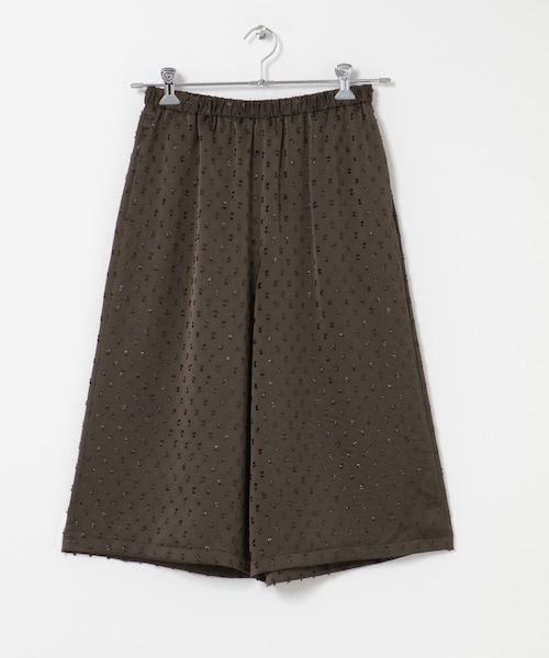 URBAN RESEARCH DOORS(アーバンリサーチドアーズ)の「mizuiro-ind SATIN JQ CULOTTE PANTS(その他パンツ・レディース・BLACK/BROWN・One)」の2枚目の写真