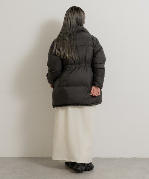 THE GOODLAND MARKET（ザグッドランドマーケット）の「KWD　MIDDLE DOWN JACKET（その他アウター・レディース・Black/White/Beige・FREE）」の12枚目の写真