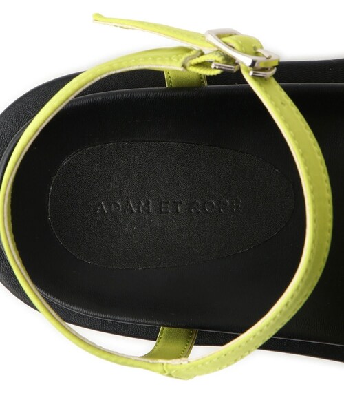 ADAM ET ROPE'(アダムエロペ)の「【撥水】ノットデザインボリュームサンダル(サンダル・レディース・ブラック/キミドリ・36.0/37.0/38.0)」の20枚目の写真