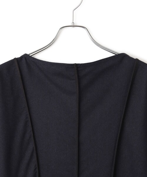 ADAM ET ROPE'(アダムエロペ)の「【Baserange(ベースレンジ)】NIKA DRESS(ドレス・レディース・ネイビー・XS)」の12枚目の写真