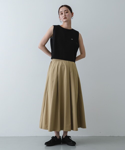 SENSE OF PLACE by URBAN RESEARCH（センスオブプレイスバイアーバンリサーチ）の「タックボリュームスカート（スカート・レディース・BEIGE/BLACK/BLUE・One）」の17枚目の写真