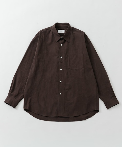 URBAN RESEARCH（アーバンリサーチ）の「new basic　QUIET REGULAR SHIRTS（シャツ/ブラウス・メンズ・ECRU/BROWN/BEIGE・M/L/XL）」の2枚目の写真