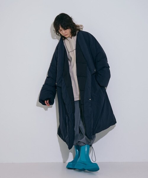THE GOODLAND MARKET(ザグッドランドマーケット)の「Abode of Snow Chuba Down Coat(その他アウター・レディース・Black/Gray・2/3)」の8枚目の写真