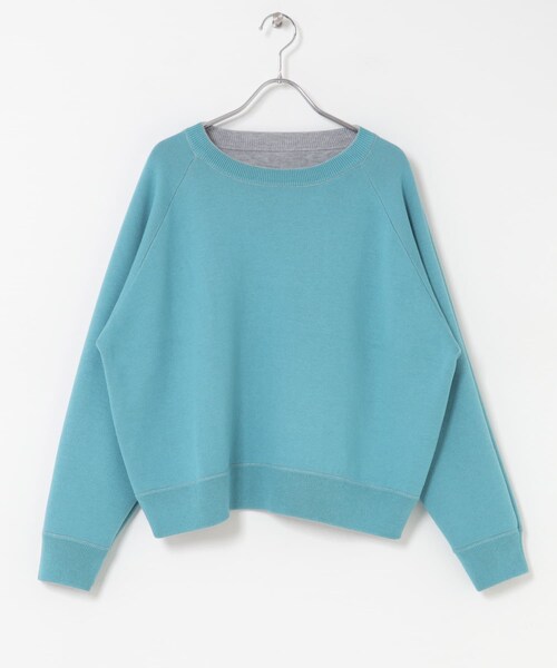 ITEMS URBANRESEARCH(アイテムズ アーバンリサーチ)の「リバーシブルスウェットライクニット(ニット/セーター・レディース・GRY×BLU/NVY×RED/YEO×BRN・FREE)」の13枚目の写真