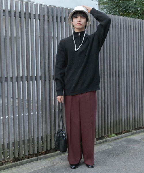 SENSE OF PLACE by URBAN RESEARCH(センスオブプレイスバイアーバンリサーチ)の「キルティングコードバケットハット(ハット・メンズ・IVORY/BLACK/KHAKI・one)」の7枚目の写真