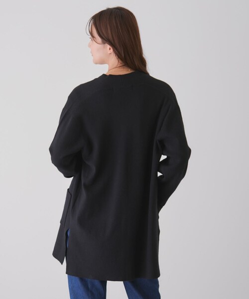 Jayro（ジャイロ）の「もちもちトッパーカーディガン（カーディガン/ボレロ・レディース・ブラック/グレー/ホワイト系/ベージュ/ネイビー・M）」の10枚目の写真