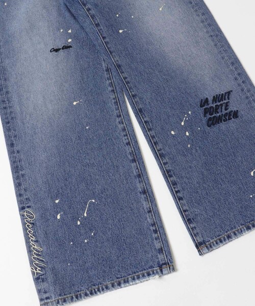 URBAN RESEARCH(アーバンリサーチ)の「『別注』PICCADILLY×URBAN RESEARCH 刺繍デニムパンツ(デニムパンツ・レディース・LT GRAY/LT INDIGO・36/38/40)」の12枚目の写真