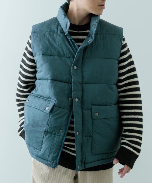 ITEMS URBANRESEARCH(アイテムズ アーバンリサーチ)の「発熱機能 パデッドベスト(その他アウター・メンズ・BLK/BRN/BLU/B.GRN・M/L)」の3枚目の写真