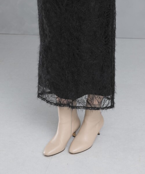 URBAN RESEARCH ROSSO（アーバンリサーチロッソ）の「フラワーチュールシャギースカート（スカート・レディース・IVORY/BLACK・FREE）」の22枚目の写真