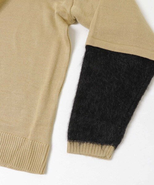 THE GOODLAND MARKET（ザグッドランドマーケット）の「master key　CANNON（ニット/セーター・メンズ・BLK/BEG・1）」の12枚目の写真