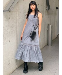 EMODA | 【HOLIDAY】シアーロングキャミソールワンピース(ワンピース)