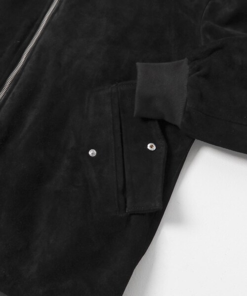 URBAN RESEARCH(アーバンリサーチ)の「POLYPLOID BOMBER JACKET B(ブルゾン・メンズ・BLACK/BLUE CLAY・3/4)」の5枚目の写真