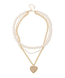 EVRIS | PEARL CHAIN3連ネックレス(ネックレス)