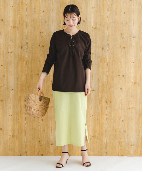 URBAN RESEARCH ROSSO（アーバンリサーチロッソ）の「F by ROSSO　撥水カバーアップ（シャツ/ブラウス・レディース・L/GRAY/BROWN・FREE）」の22枚目の写真