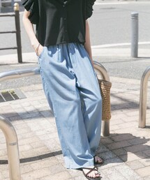 ITEMS URBANRESEARCH | レーヨンデニムワイドパンツ(デニムパンツ)
