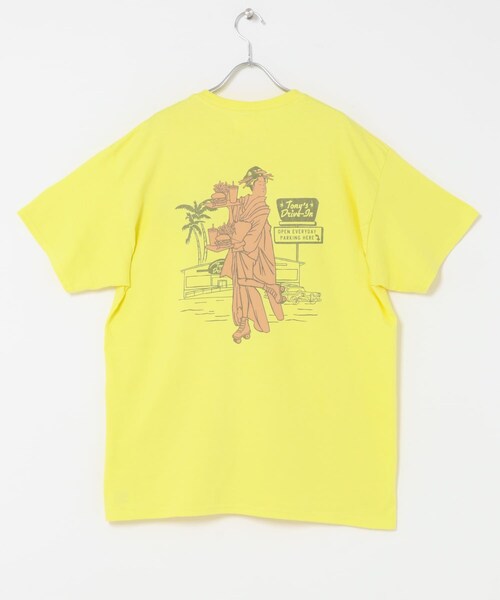 THE GOODLAND MARKET（ザグッドランドマーケット）の「TONY　UKIYOE DRIVE IN TEE（Tシャツ/カットソー・メンズ・WHT/YEL・L/XL）」の10枚目の写真