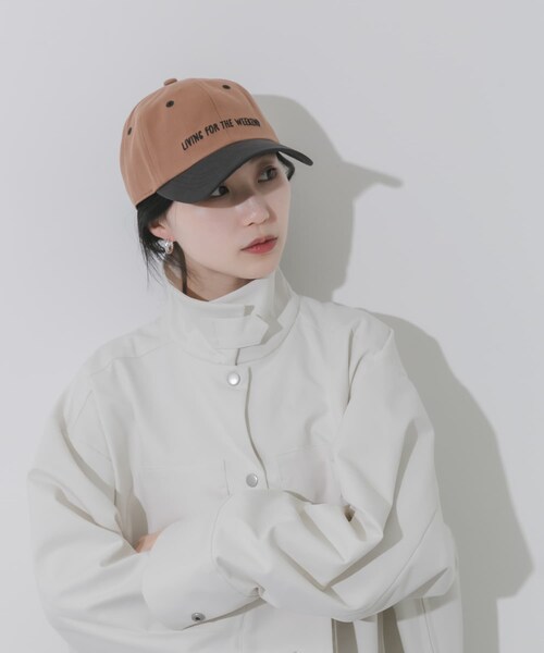 SMELLY（スメリー）の「weekendバイカラーキャップ（キャップ・レディース・IVO/BLU/BRN/CGY/NVY/BEG・-）」の16枚目の写真