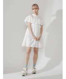 merry jenny | Wフリルケープミニワンピース(ワンピース)