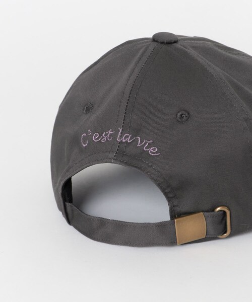 URBAN RESEARCH DOORS（アーバンリサーチドアーズ）の「刺繍ツイルキャップ（キャップ・レディース・LIGHTBEIGE/CHARCOAL/NAVY・One）」の7枚目の写真