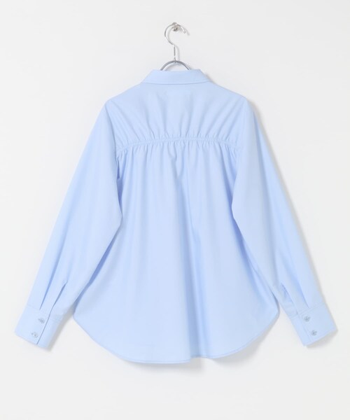 SENSE OF PLACE by URBAN RESEARCH（センスオブプレイスバイアーバンリサーチ）の「シャーリングデザインシャツ（シャツ/ブラウス・レディース・OFF WHITE/L.BLUE/PINK・One）」の7枚目の写真