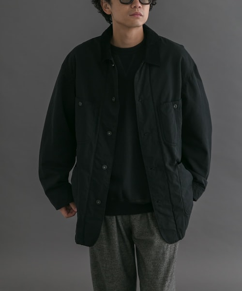 FORK&SPOON インサレーションカバーオール BLACK URBAN RESEARCH DOORS（アーバンリサーチドアーズ）の「FORK&SPOON