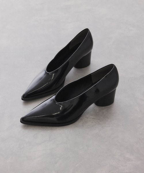 ADAM ET ROPE'（アダムエロペ）の「ポインテッドトゥパンプス（パンプス・レディース・ブラック/オフホワイト・23.0/23.5/24.0/24.5）」の5枚目の写真