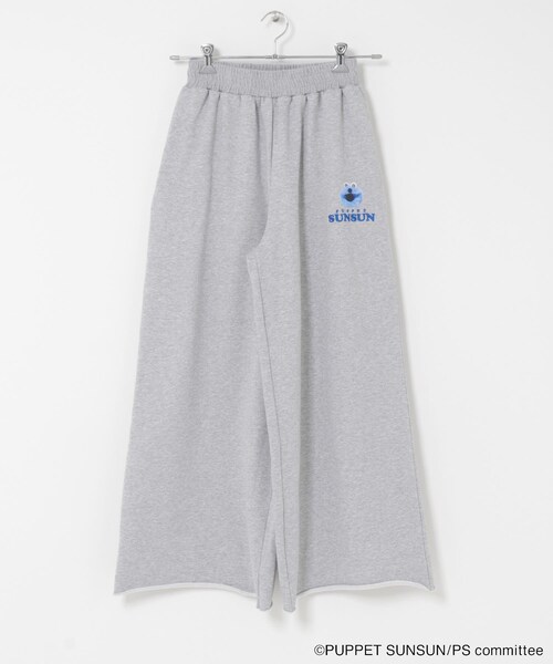 SENSE OF PLACE by URBAN RESEARCH（センスオブプレイスバイアーバンリサーチ）の「『ユニセックス』『別注』SUNSUN×SENSE OF PLACE　スウェットパンツ（スウェットパンツ・レディース・L.GRAY/NAVY・M/L）」の12枚目の写真