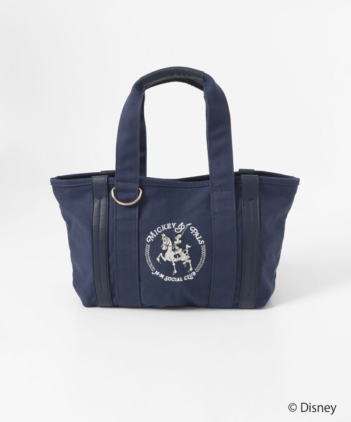 SENSE OF PLACE by URBAN RESEARCH(センスオブプレイスバイアーバンリサーチ)の「別注/Disney/キャンバストート(トートバッグ・レディース・BEIGE/NAVY・One)」の6枚目の写真