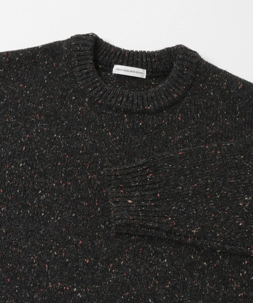 URBAN RESEARCH DOORS（アーバンリサーチドアーズ）の「ウールブレンドネップクルーネックニット（ニット/セーター・メンズ・BEIGE/BROWN/CHARCOAL・M/L）」の15枚目の写真