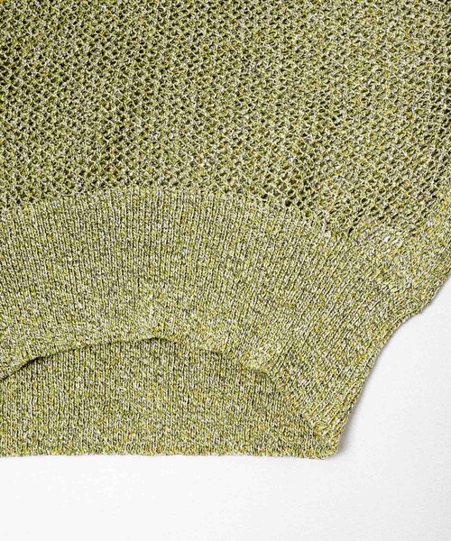 URBAN RESEARCH ROSSO（アーバンリサーチロッソ）の「ELENDEEK　MELANGE MESH KNIT（ベスト・レディース・GRY/GRN・Free）」の11枚目の写真