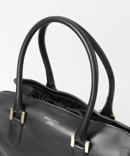 URBAN RESEARCH ROSSO（アーバンリサーチロッソ）の「CHRISTIAN VILLA　2WAYボストンバッグ（ボストンバッグ・レディース・NERO/C48 BEIGE・-）」の10枚目の写真